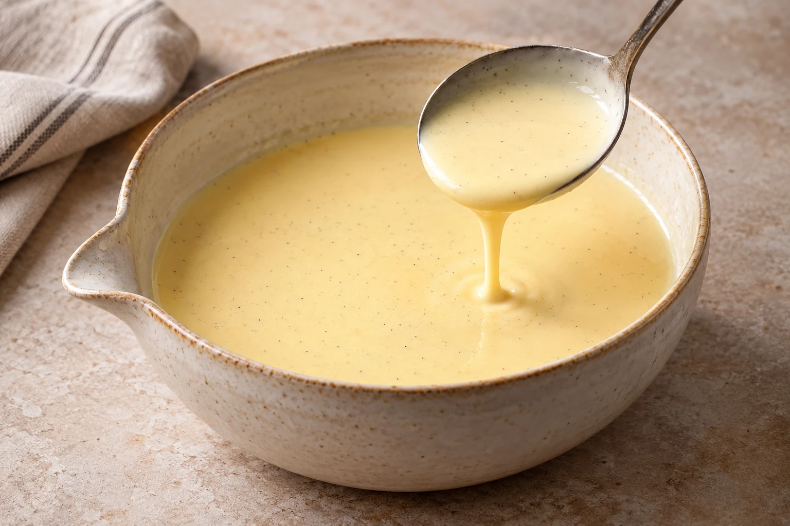 Grundrezept: Crème Anglaise