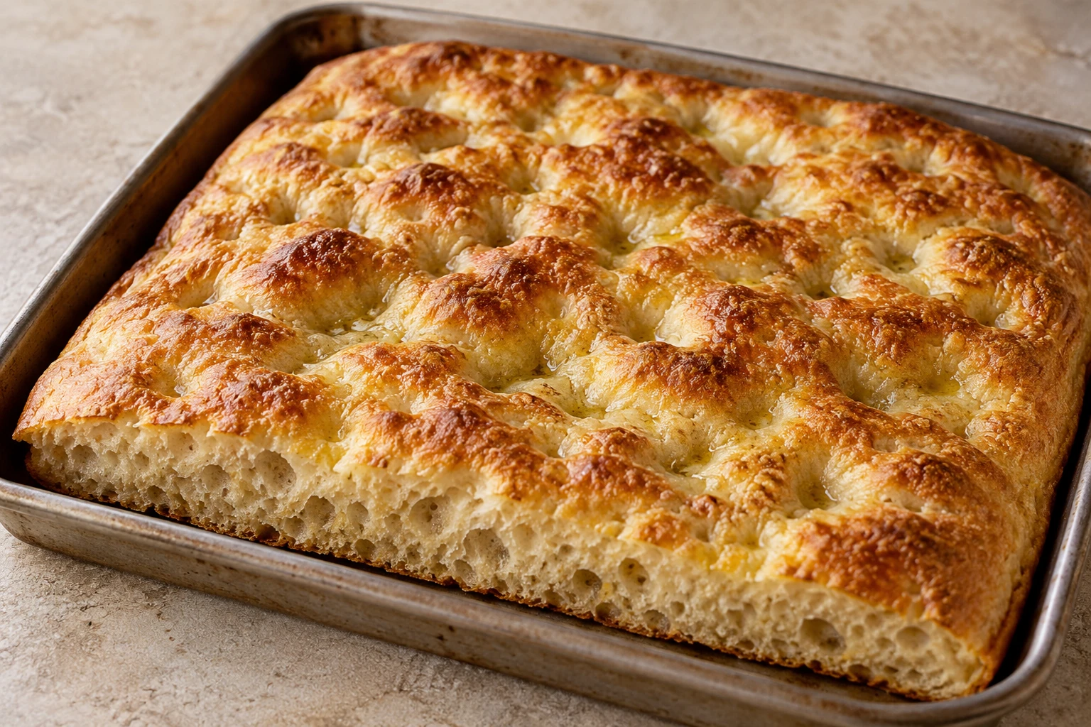 Grundrezept: Focaccia-Teig