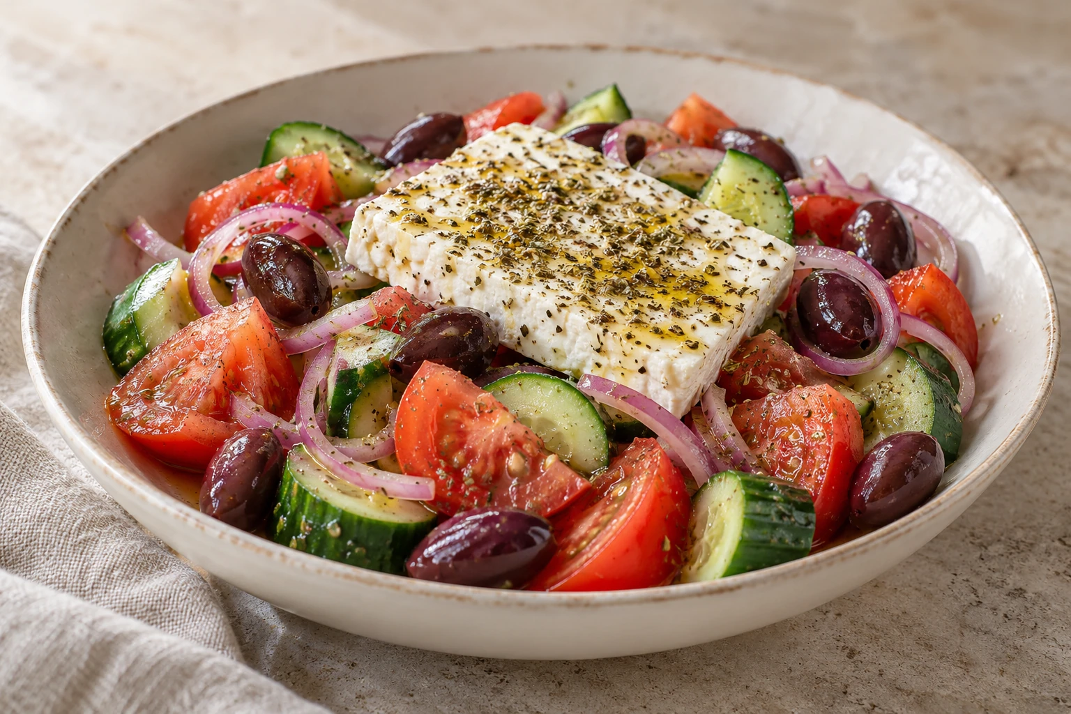 Horiatiki – Griechischer Bauernsalat