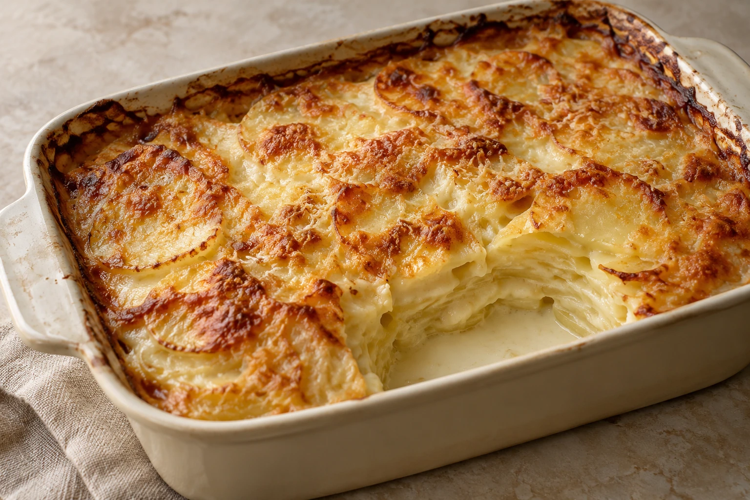 Grundrezept: Kartoffelgratin