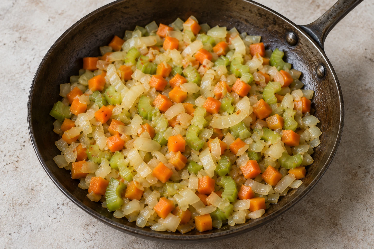 Grundrezept: Französische Mirepoix