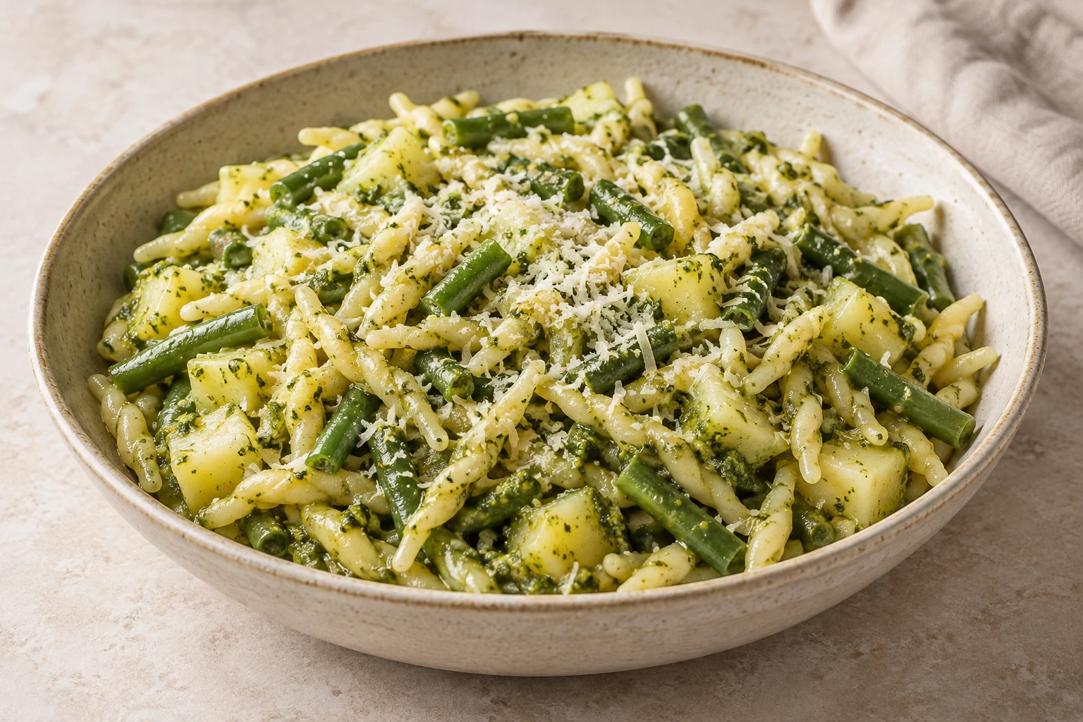 Trofie al Pesto Genovese
