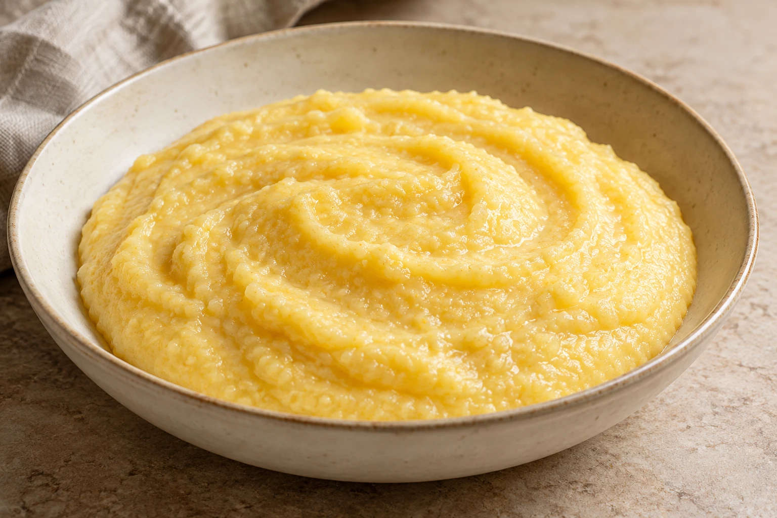 Grundrezept: Cremige Polenta