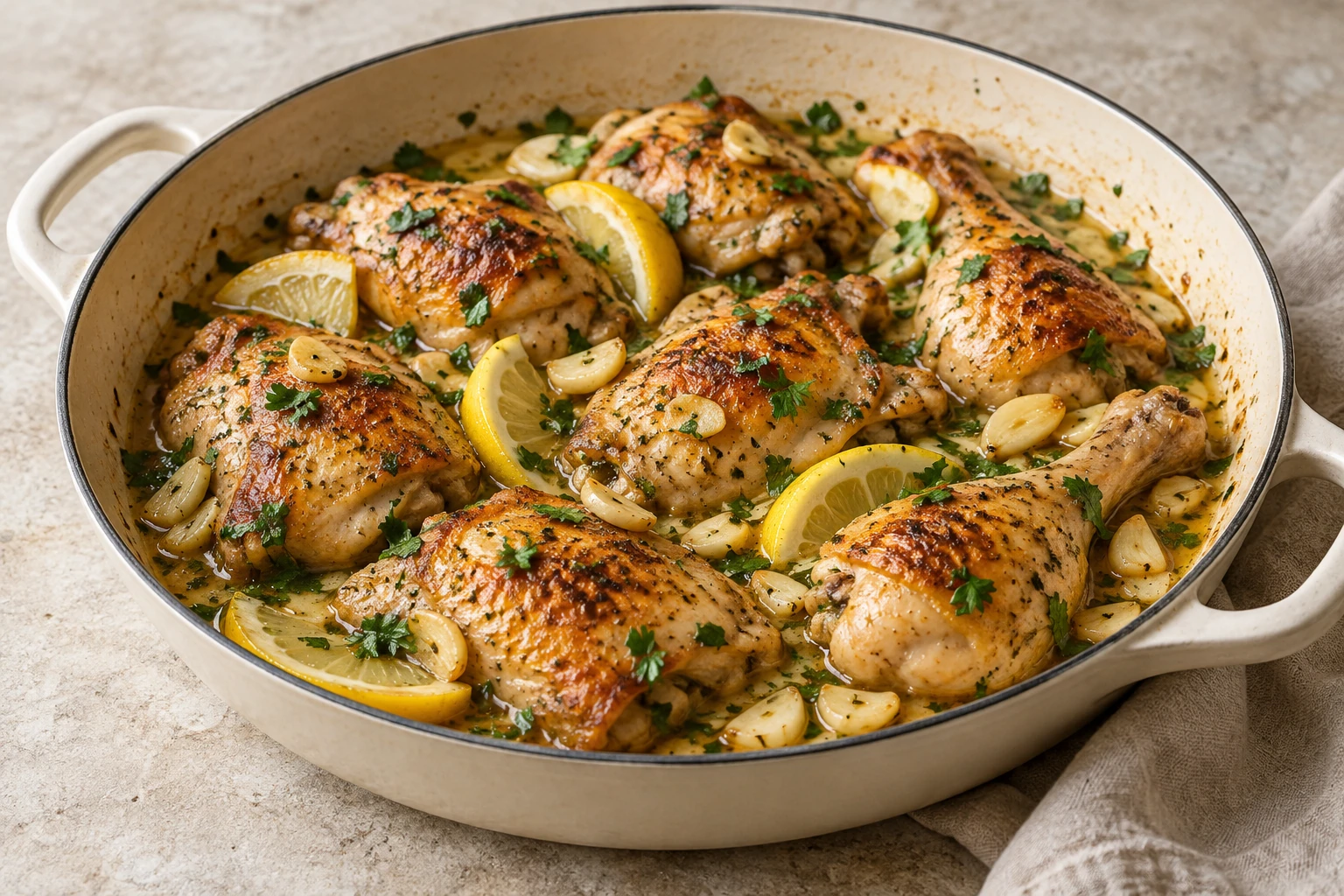 Pollo al Ajillo