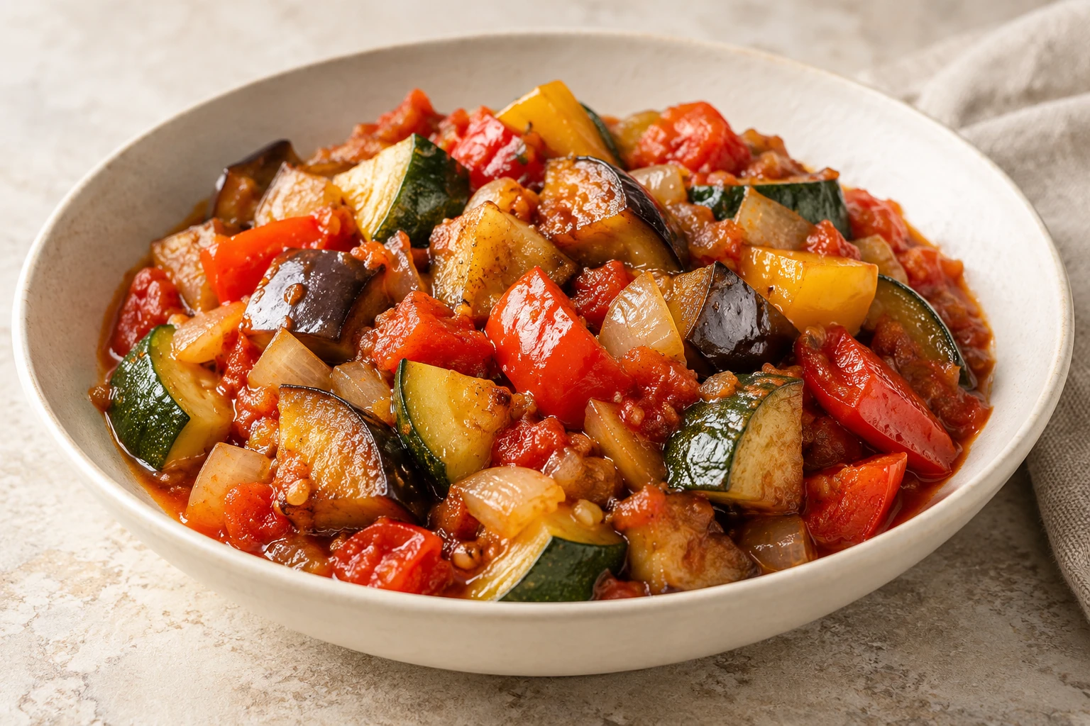 Grundrezept: Ratatouille-Gemüse