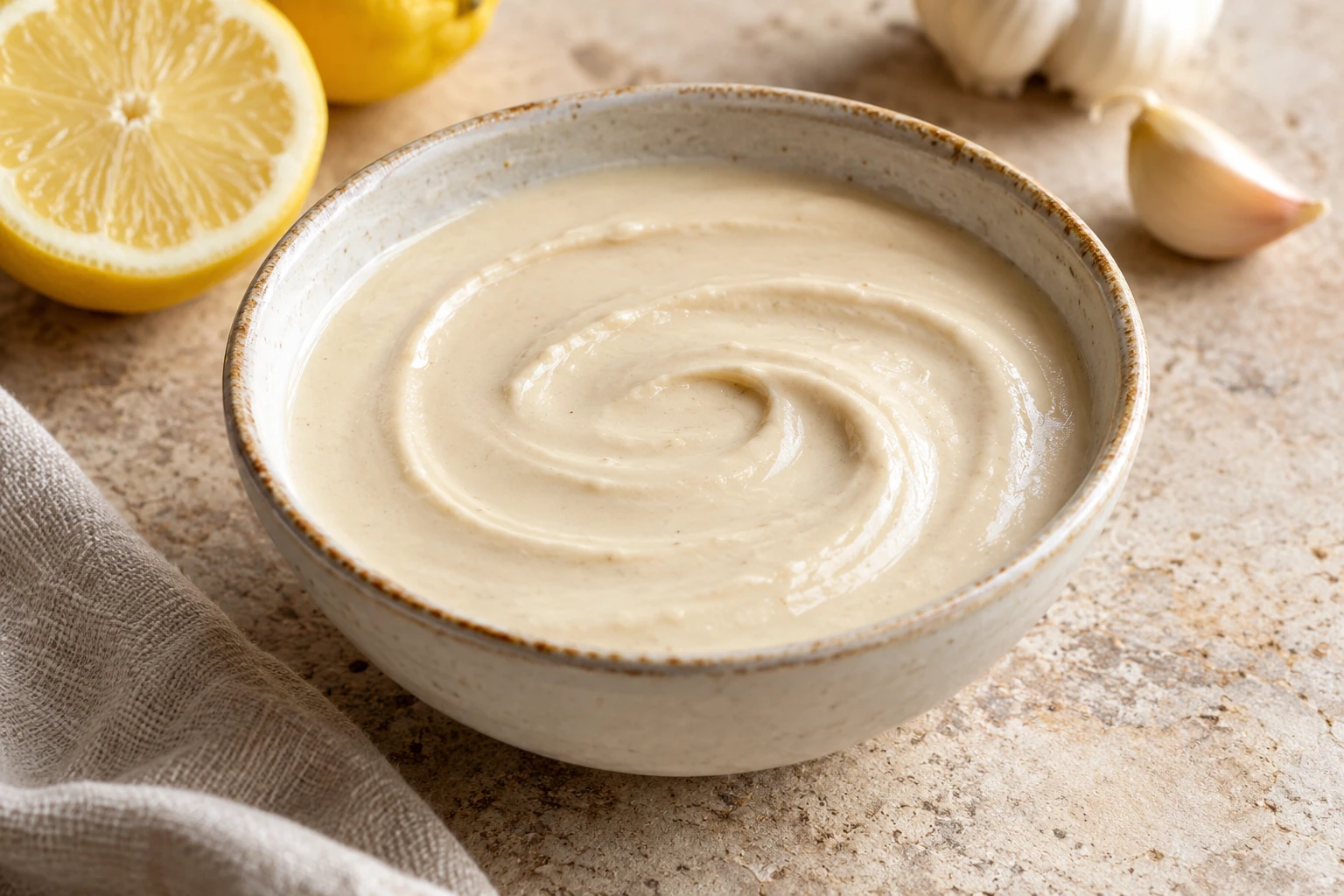 Grundrezept: Tahini-Zitronen-Sauce
